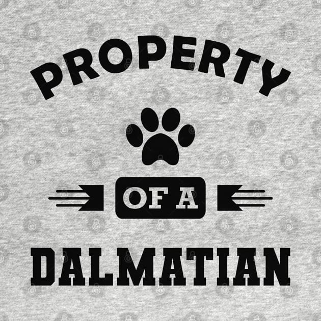 Dalmatian Dog - Property of a dalmatian by KC Happy Shop